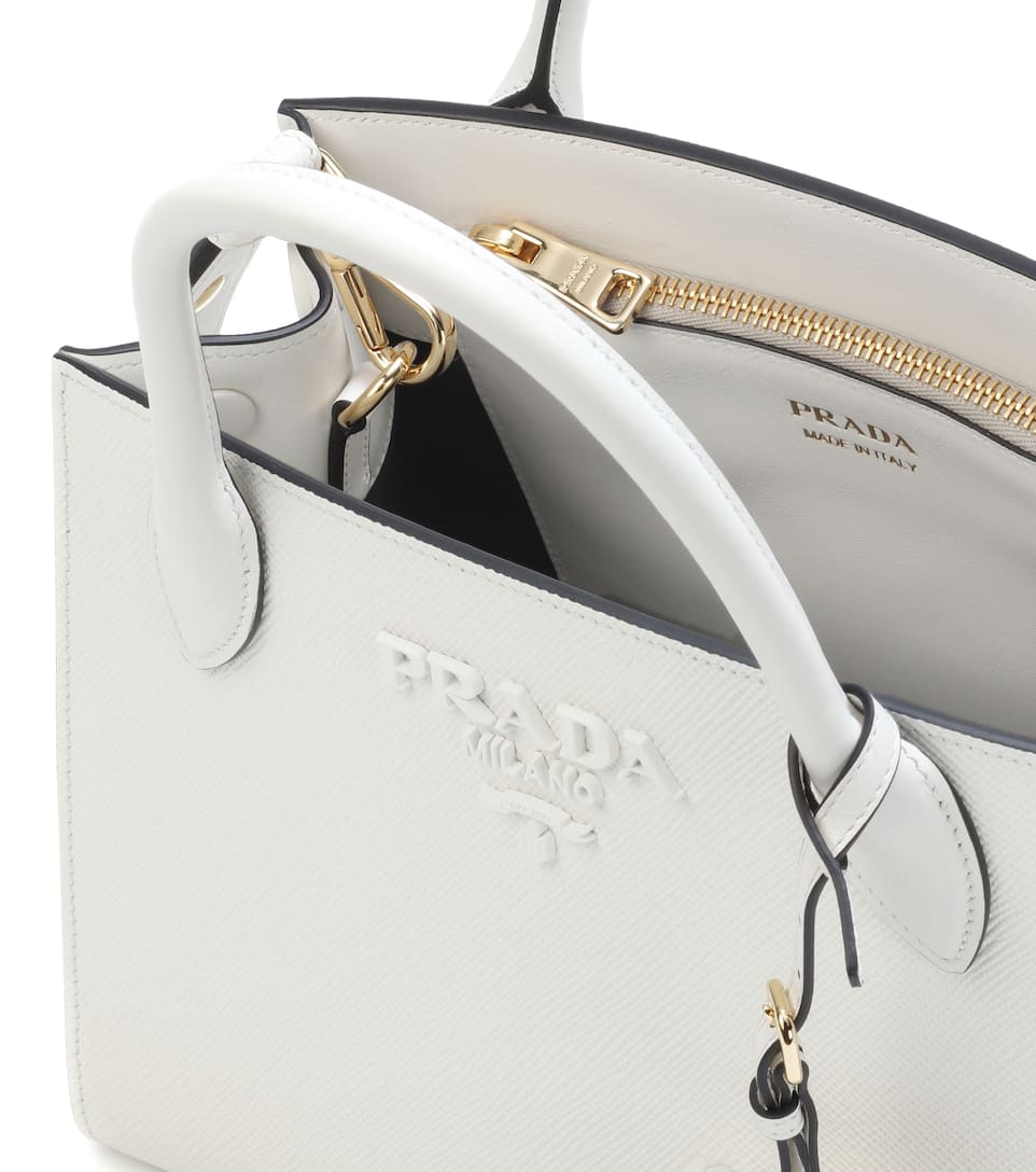 En Cuir Saffiano Monochrome Prada Cabas Small kOPXuZiT