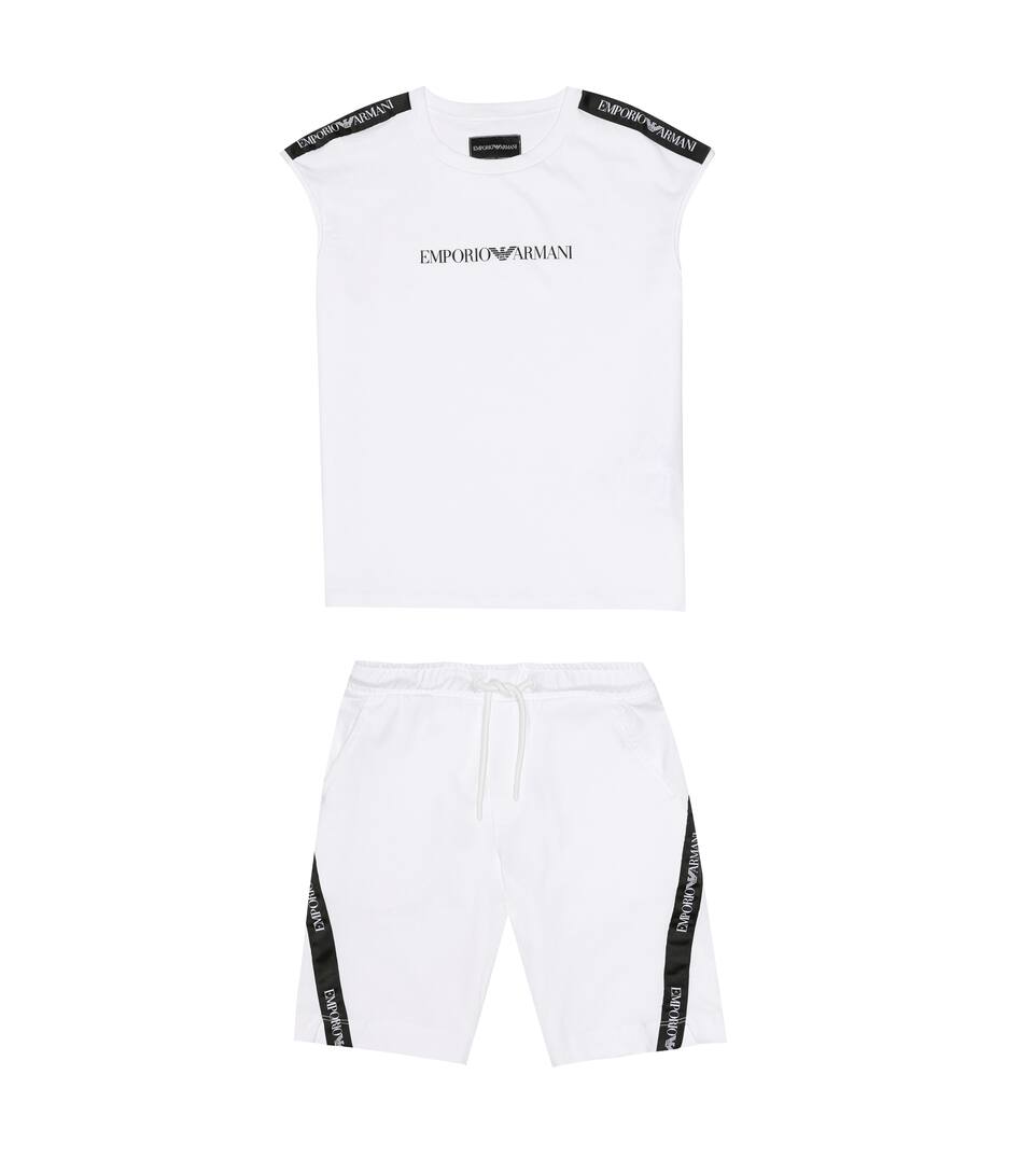 CotonMytheresa Emporio Ensemble Et Kids Short Armani En Top nPN8X0wOk