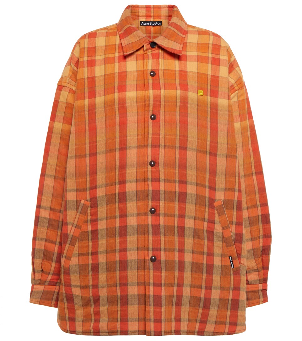 Checked flannel shirt jacket | Mytheresa