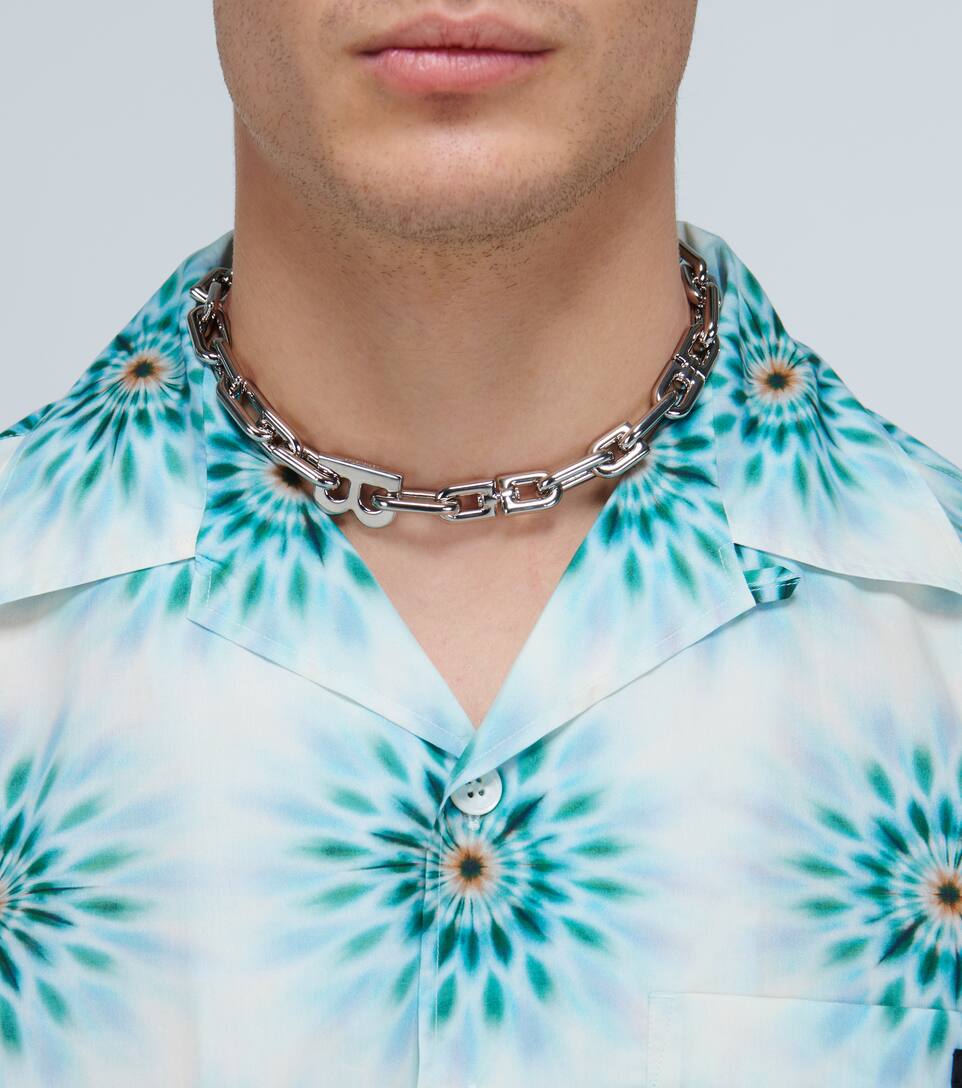 balenciaga b necklace