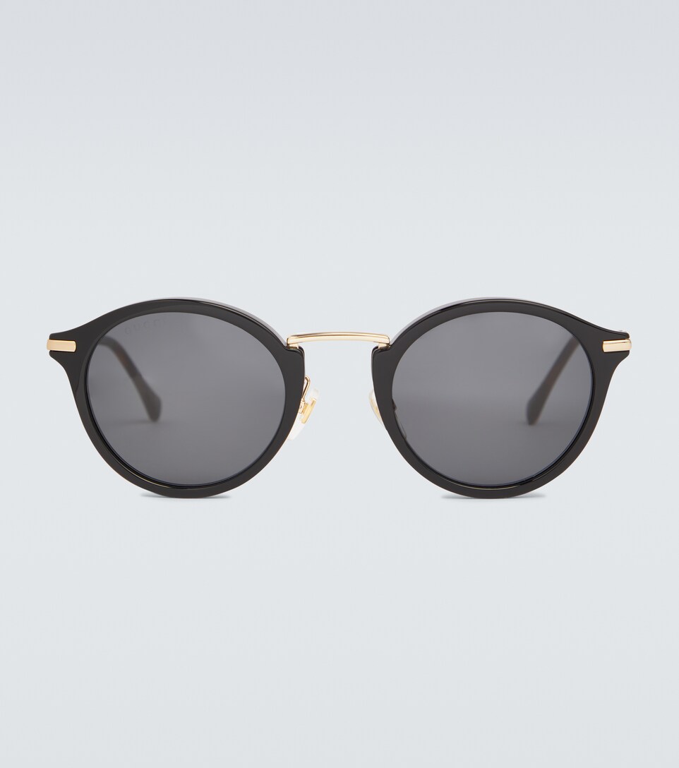 Gucci - Occhiali da sole tondi in acetato | Mytheresa