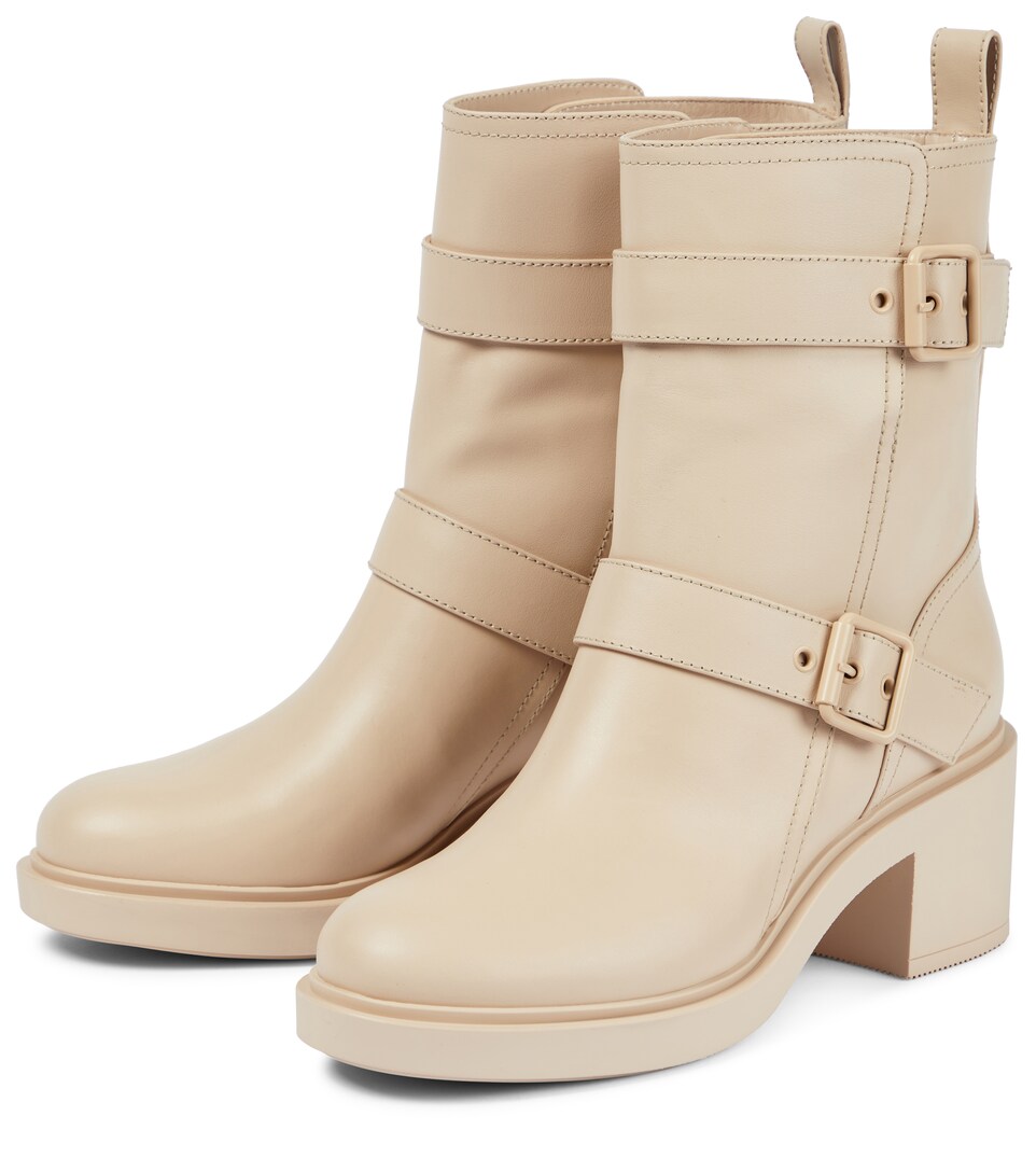 Gianvito Rossi - Ryder leather ankle 