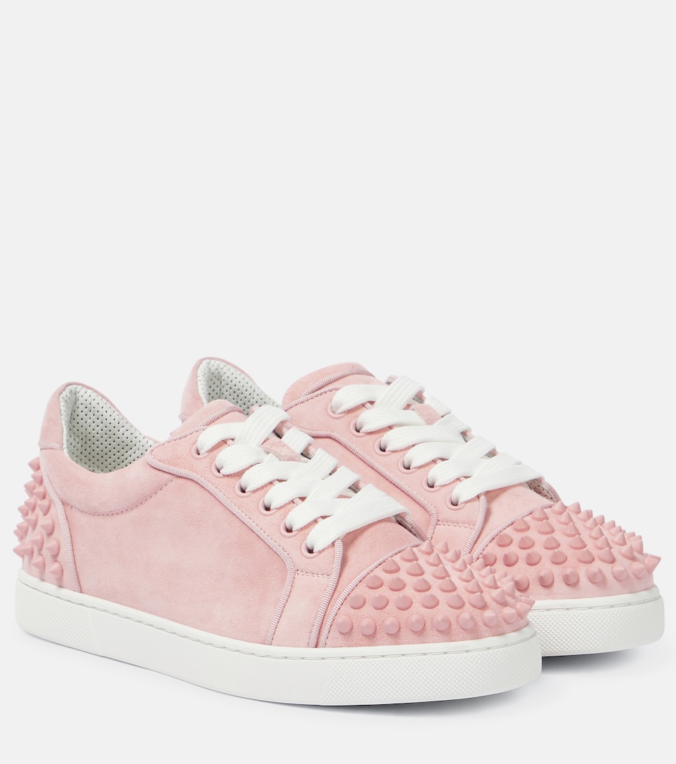 pink louboutins sneakers