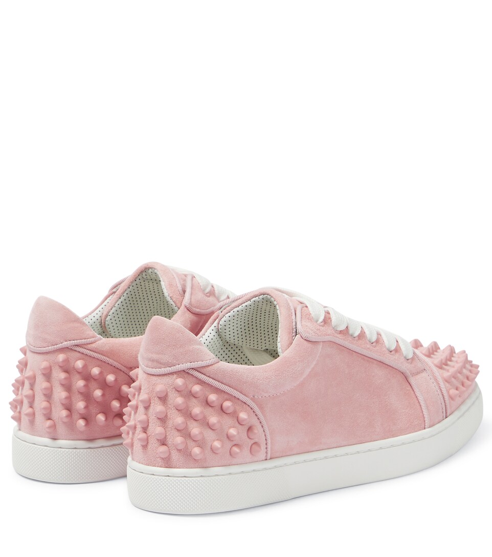pink louboutins sneakers