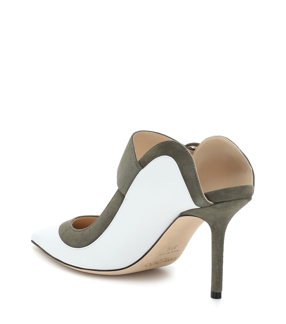 Hendrix 85 Leather Mules | Jimmy Choo