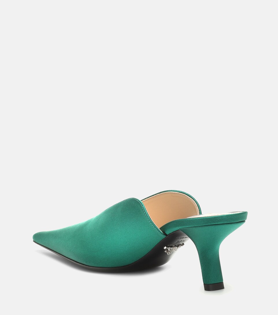 prada satin mules