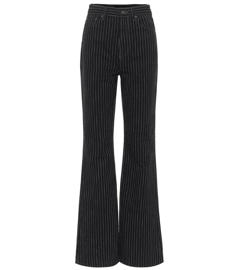pinstripe bootcut pants mens