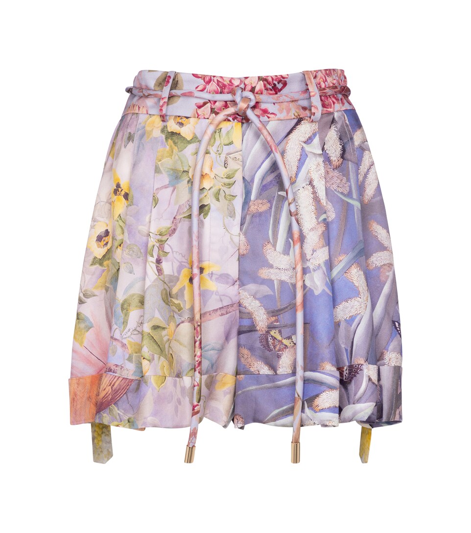 Zimmermann - Botanica silk twill shorts 