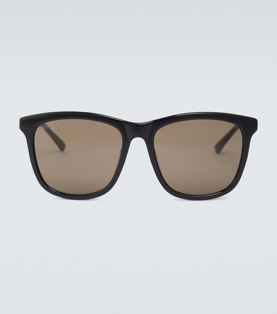 gucci square frame acetate