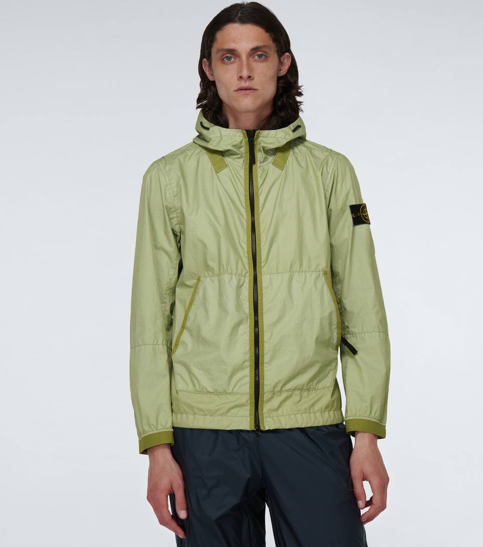 stone island membrana green