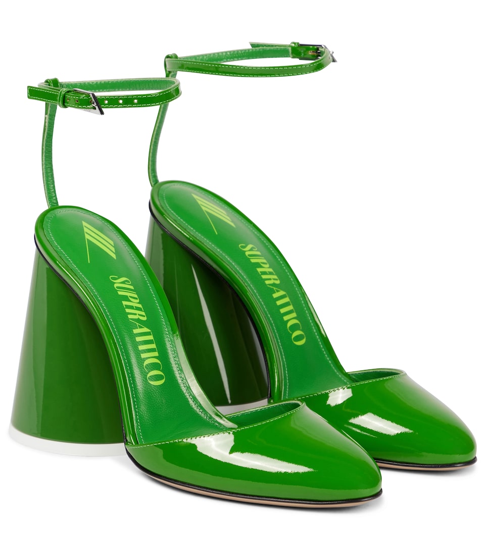 The Attico - Luz leather slingback 