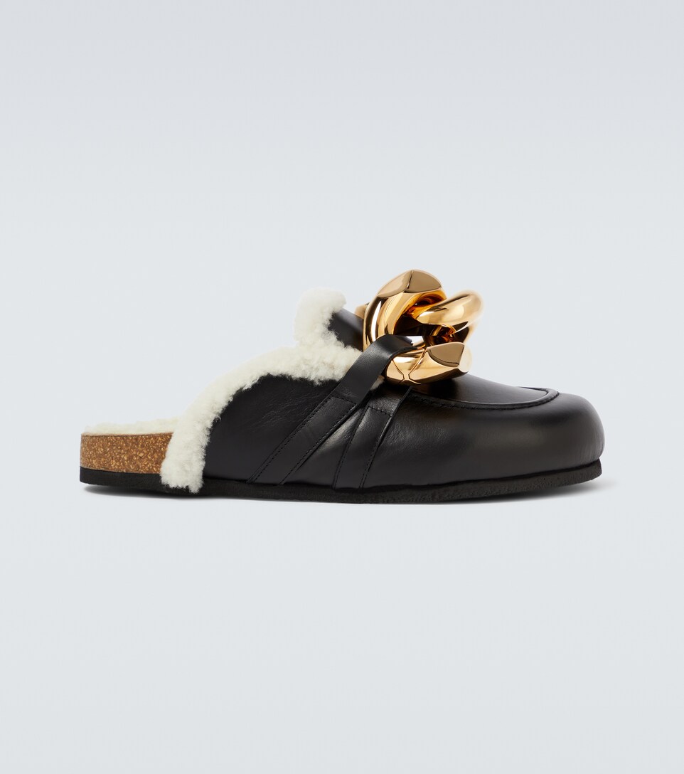 JW Anderson - Curb chain shearling 