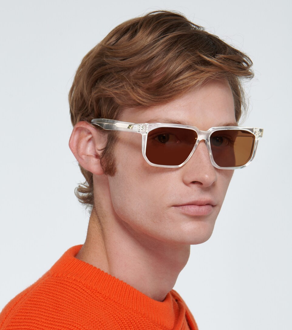 square acetate sunglasses