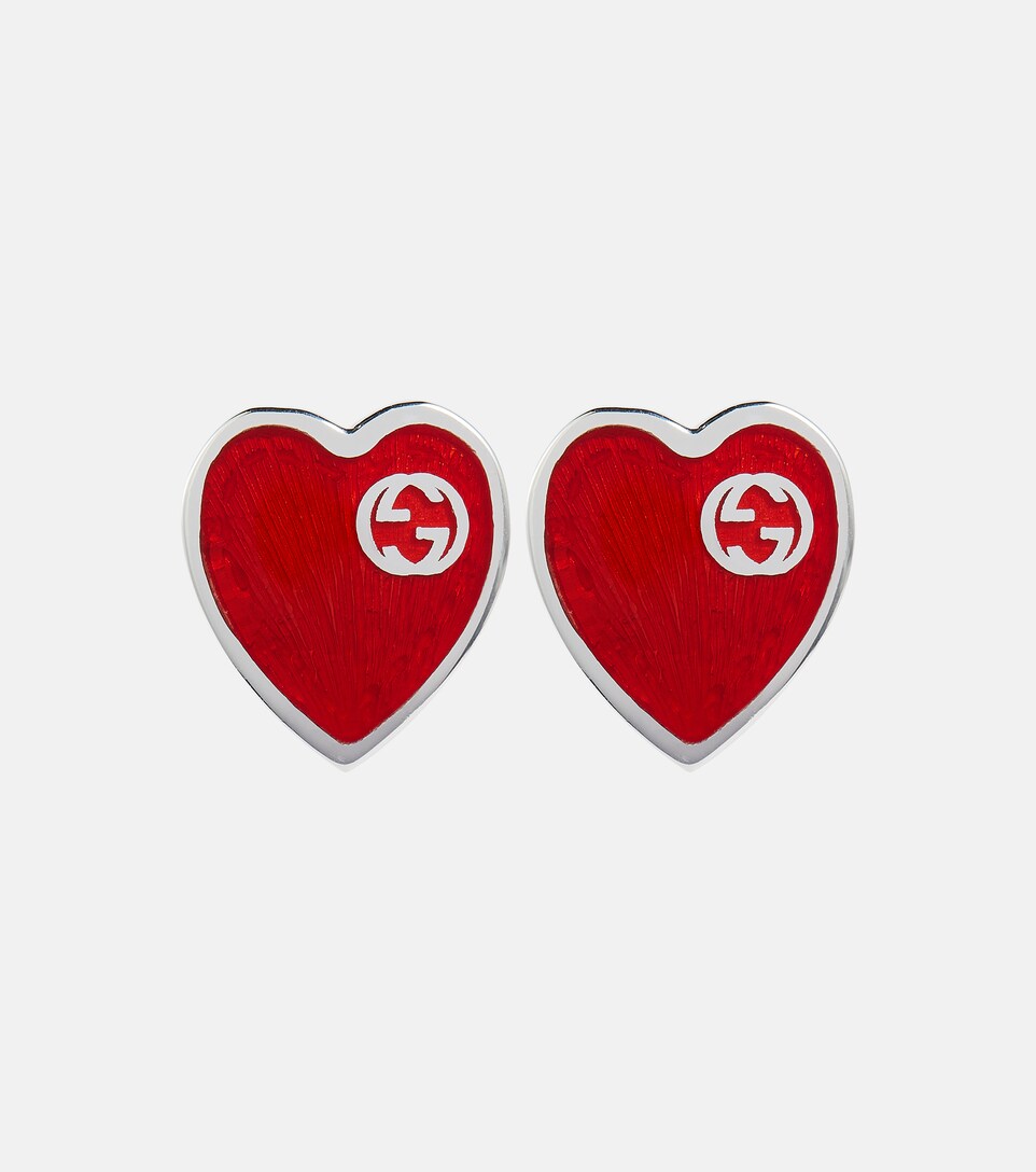 Heart sterling silver earrings | Mytheresa