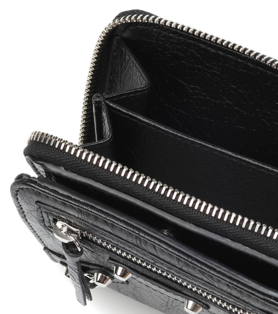 Balenciaga Mini En Cuir Classic Portefeuille vm08wNn