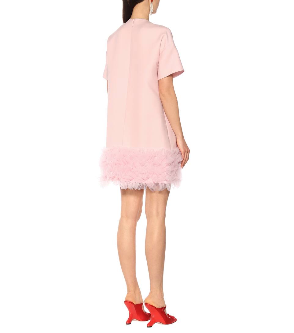 En LaineSoie Valentino Robe Et Brodée Tulle rshCxtdQ