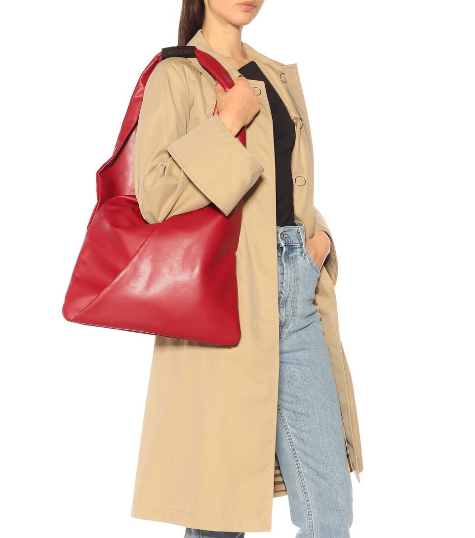 Margiela Sac Cuir Medium Synthétique Mm6 En Maison Slouchy jc3q4LAR5