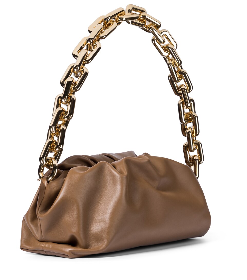 The Chain Pouch Leather Shoulder Bag Bottega Mytheresa