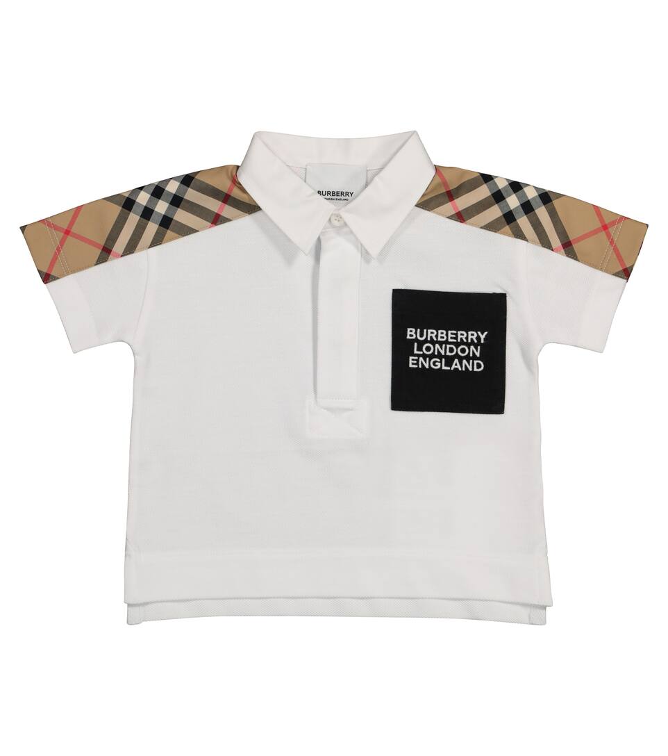Burberry baby polo shirt clearance