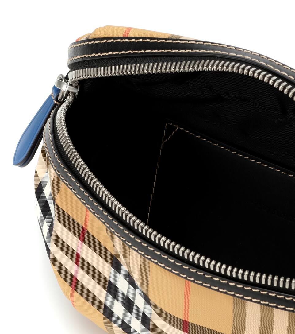 À Burberry En Carreaux Sonny Et Finitions Cuir Sac Ceinture 80wPknO