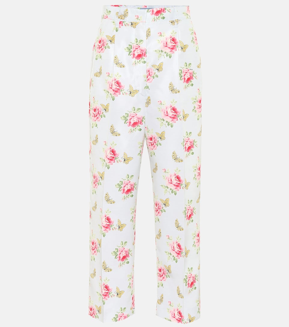Prada floral pants clearance