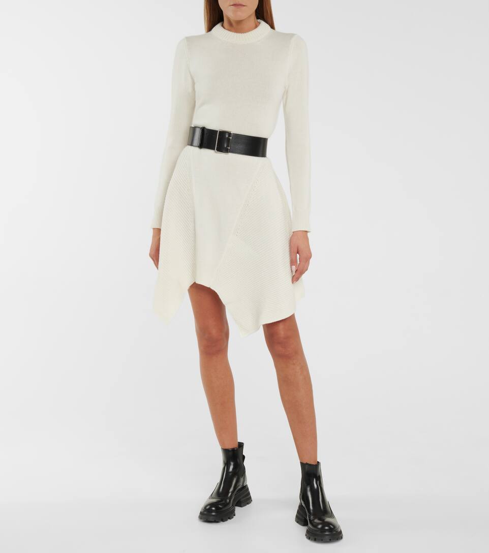Alexander McQueen - Asymmetric cashmere ...