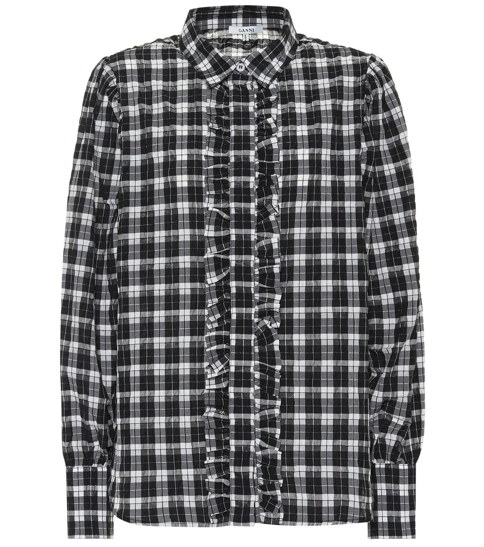 white check shirt