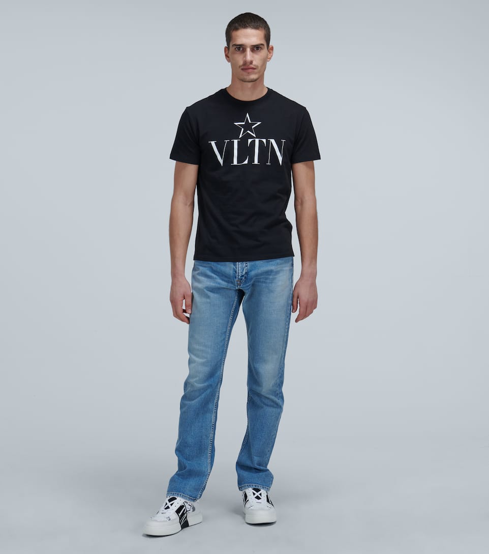 VALENTINO VLTNSTAR COTTON T-SHIRT,P00440324