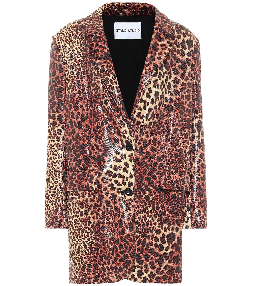 studio leopard print jacket