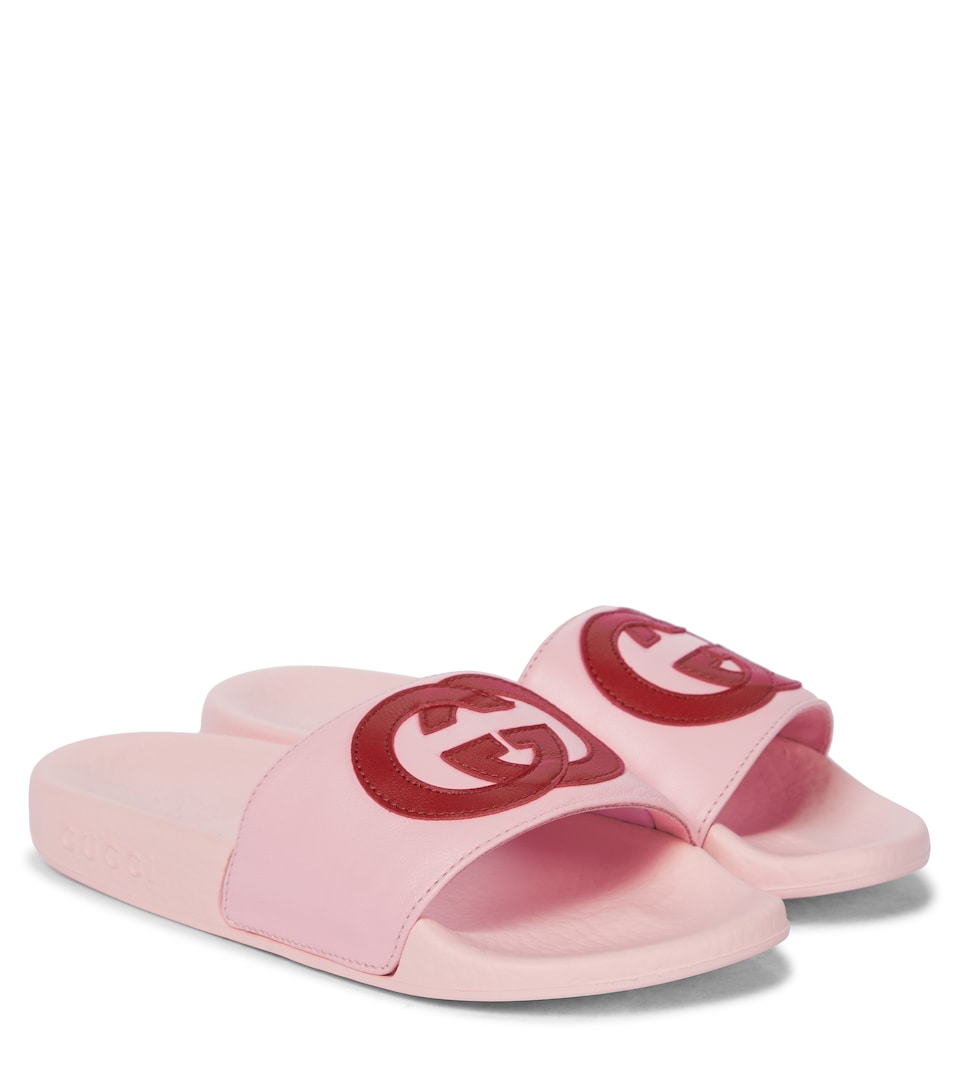 Gucci Kids - Ciabatte in gomma con logo | Mytheresa