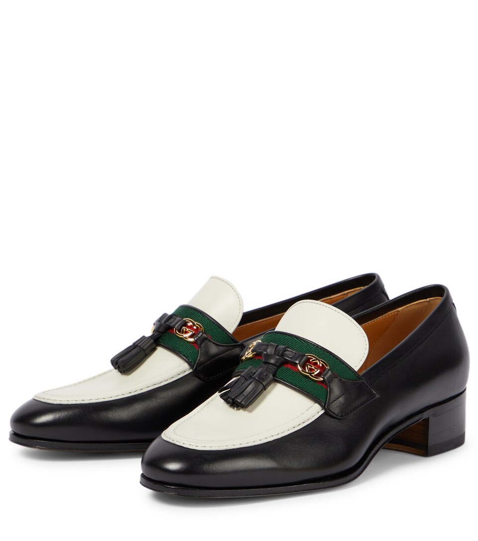 Gucci - Interlocking G leather loafers 