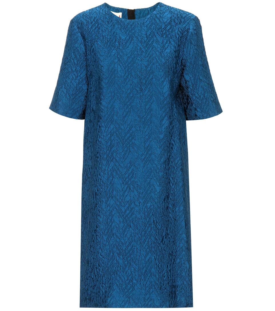 Click to view more detailed imagery on our partner's website Marni Textured Shift Dress In Blue