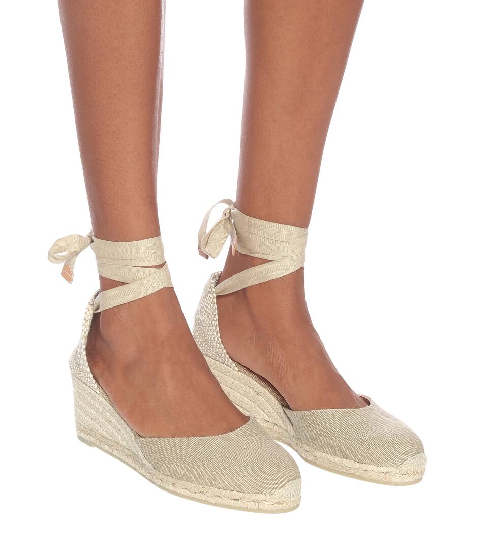 Castañer Carina canvas wedge espadrilles Mytheresa