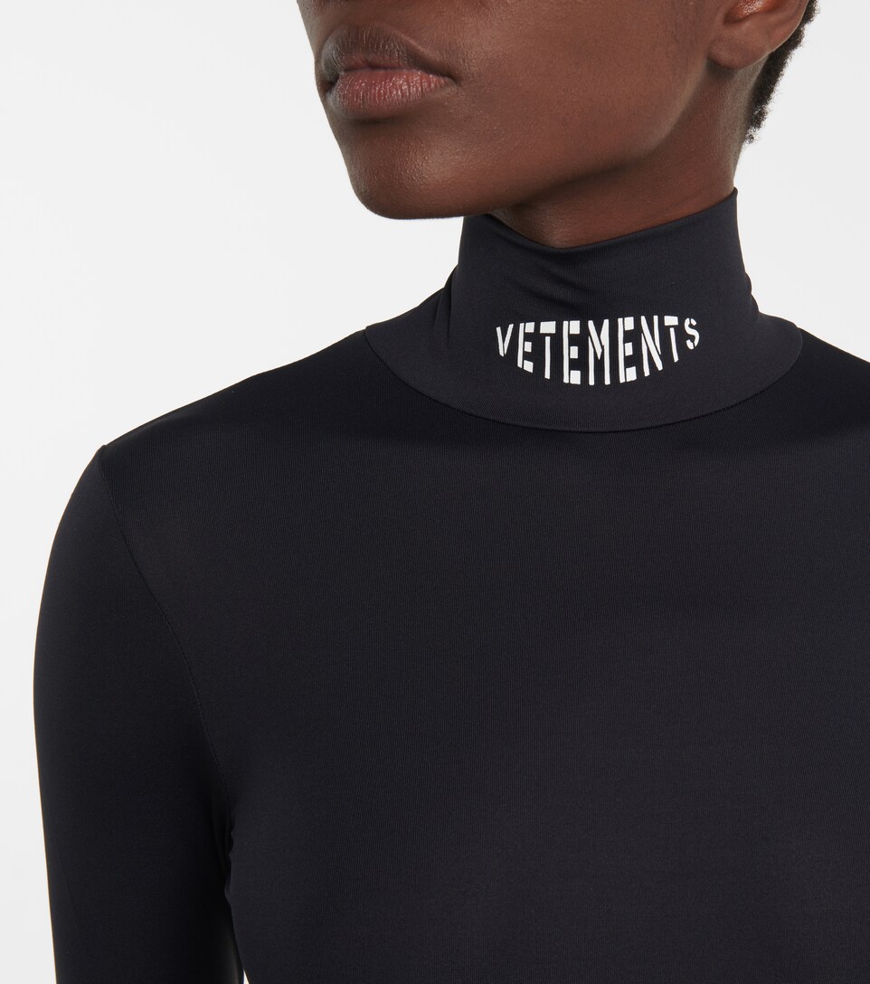 Vetements - Logo turtleneck top | Mytheresa