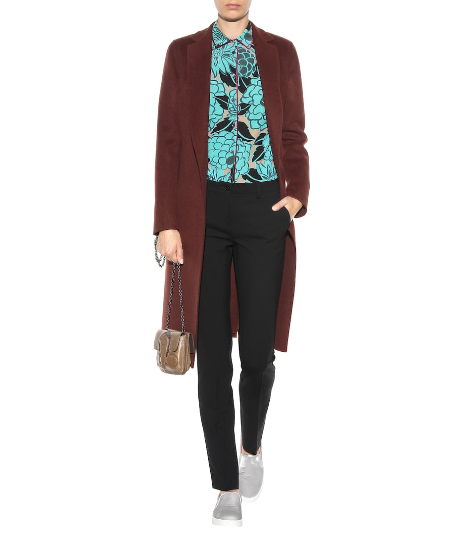 GIANVITO ROSSI VENICE VELVET SLIP-ON SNEAKERS