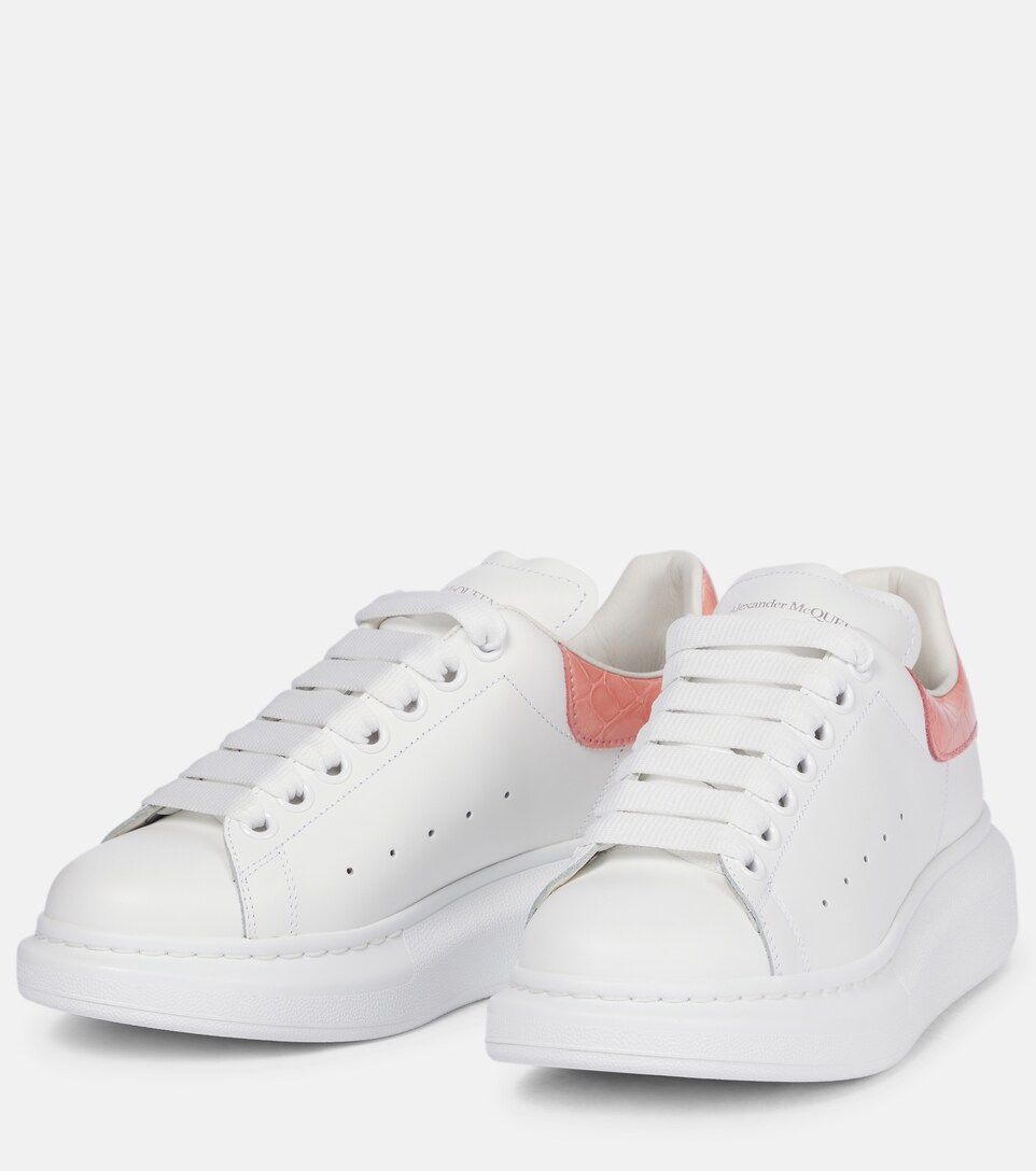 Alexander McQueen - Leather sneakers | Mytheresa