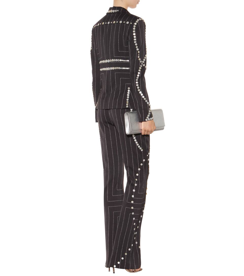 Edun Embellished pinstriped blazer Mytheresa