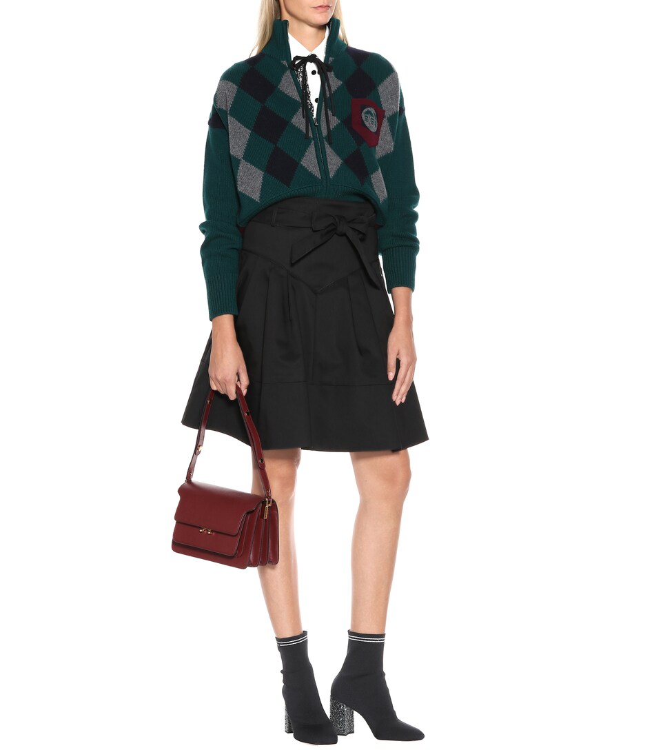 stretch knit ankle boots