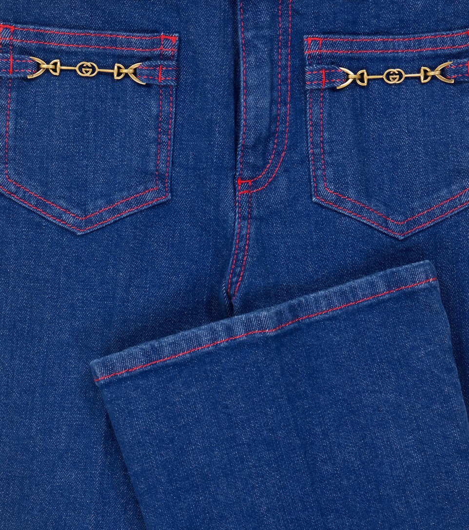 Gucci Kids - Horsebit jeans | Mytheresa