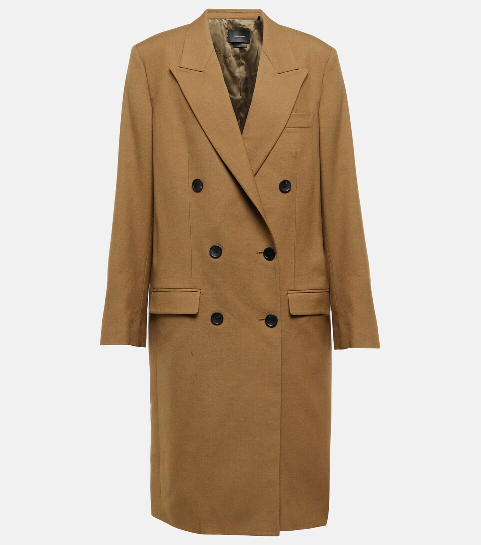 Fantine virgin wool twill coat 