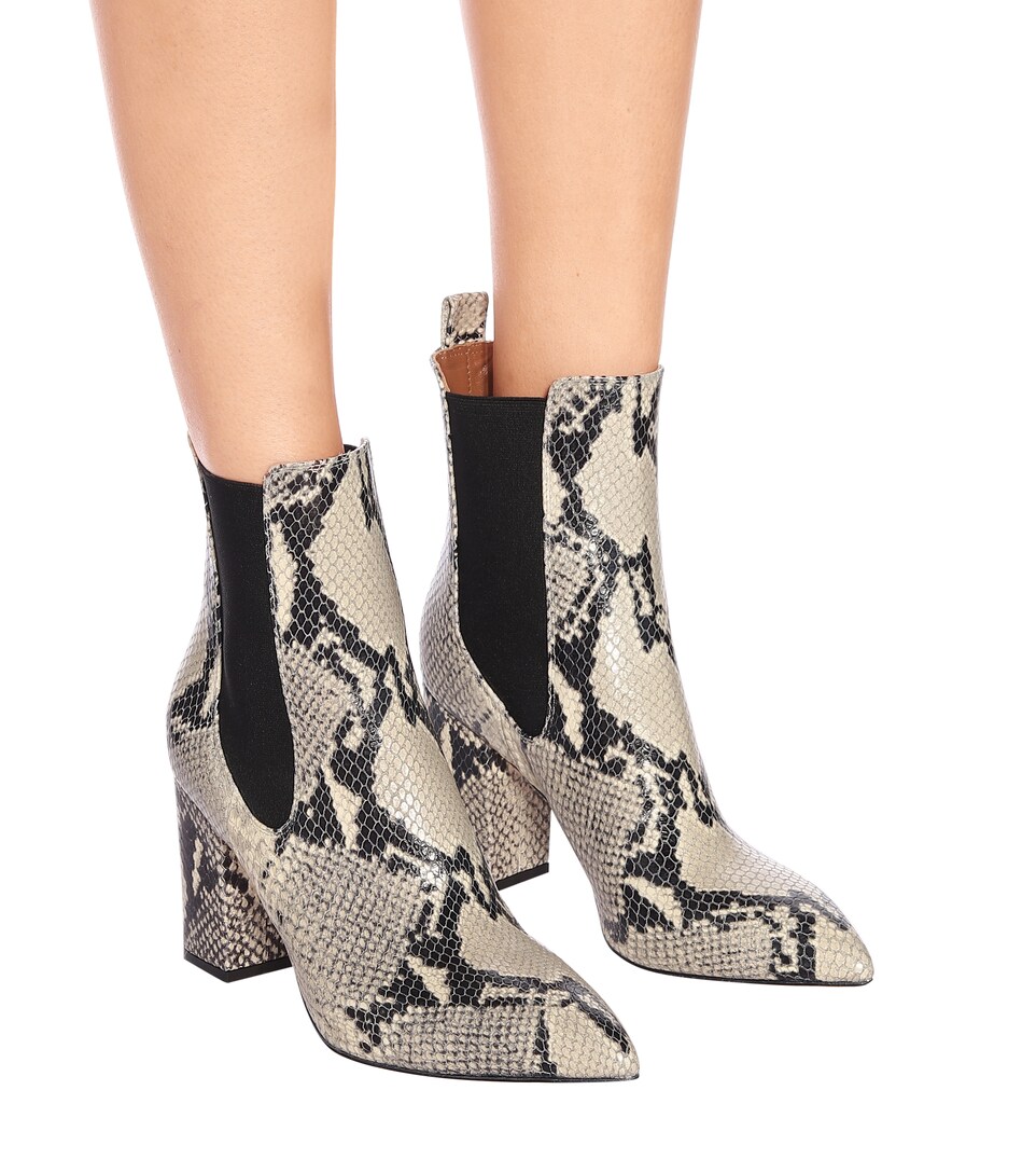 ankle boots snake