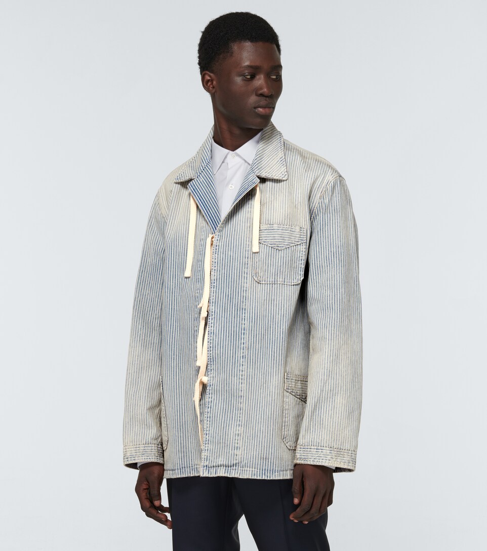 Maison Margiela - Striped denim jacket 