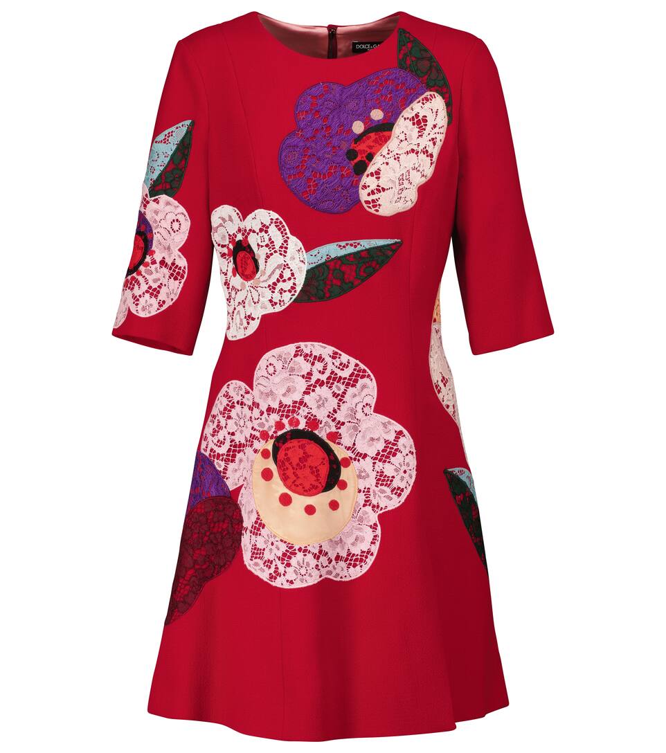 dolce gabbana embroidered dress