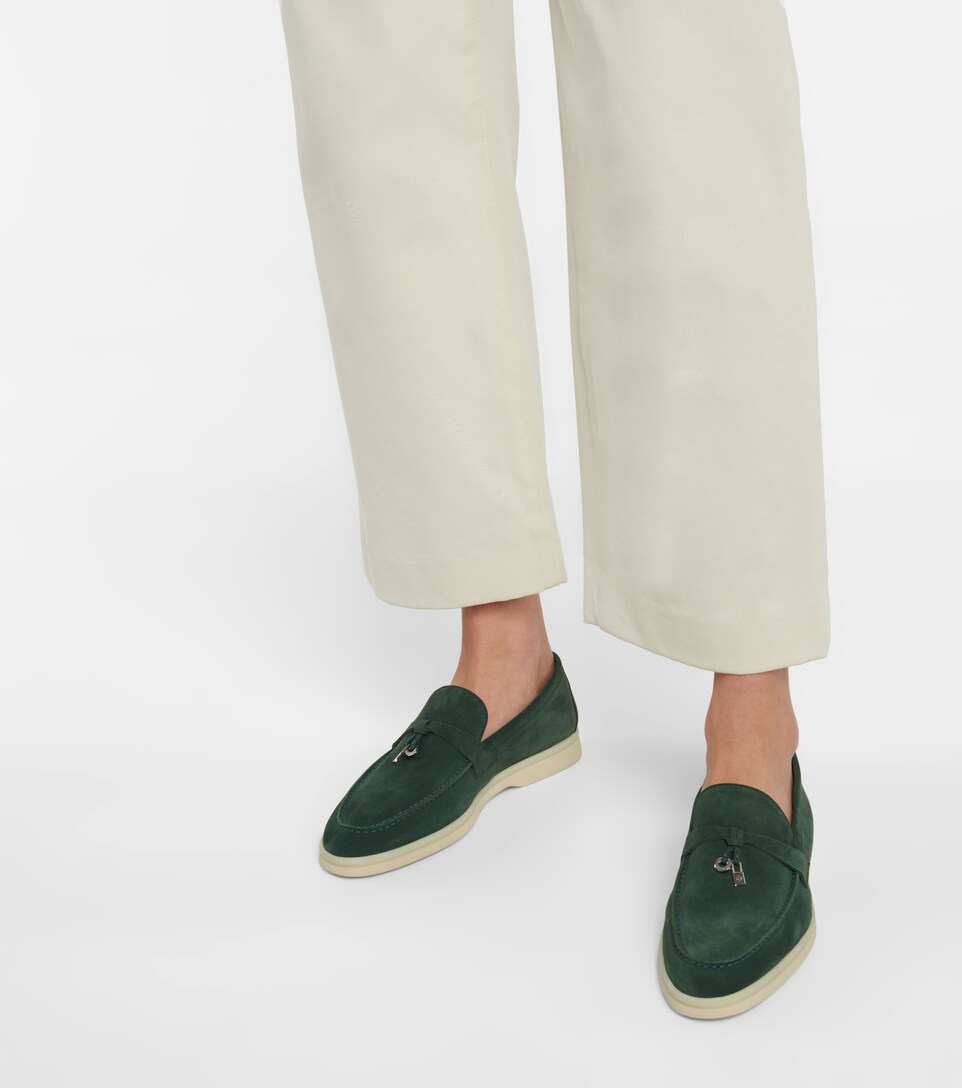 Loro Piana - Summer Charms Walk suede loafers | IetpShops