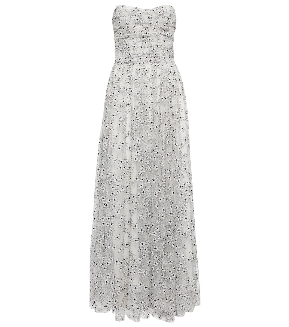 monique lhuillier grey gown