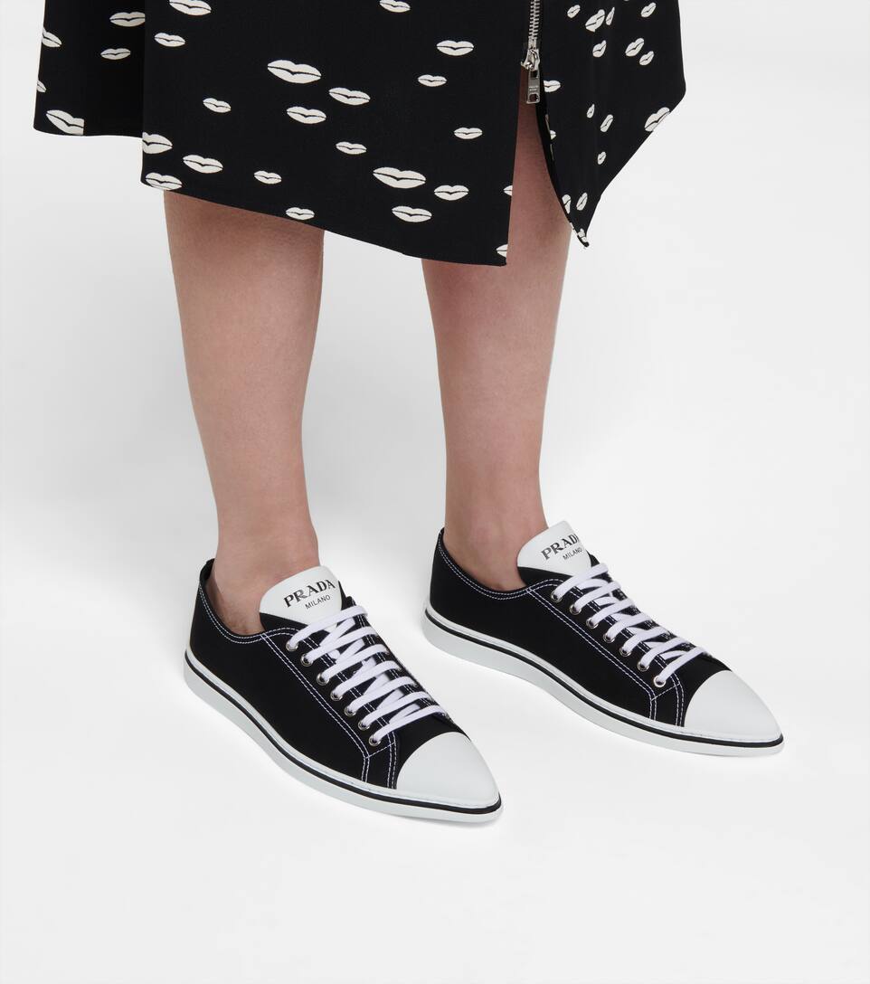 prada canvas sneakers