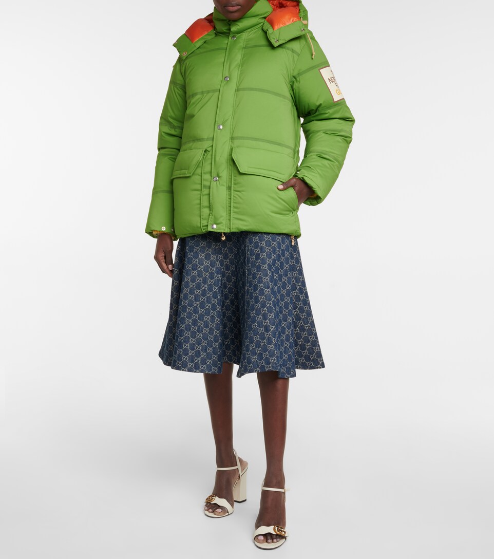 north face quilted down jacket