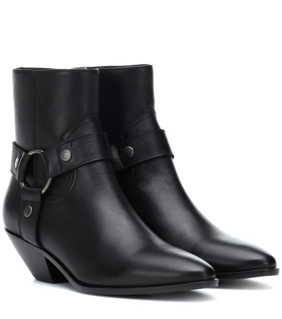 harness boots saint laurent
