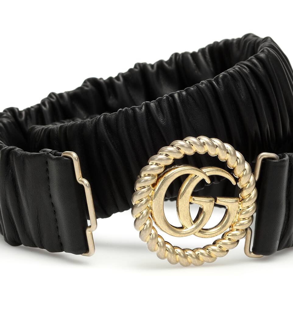 Gg StretchLeather Belt Gucci Mytheresa