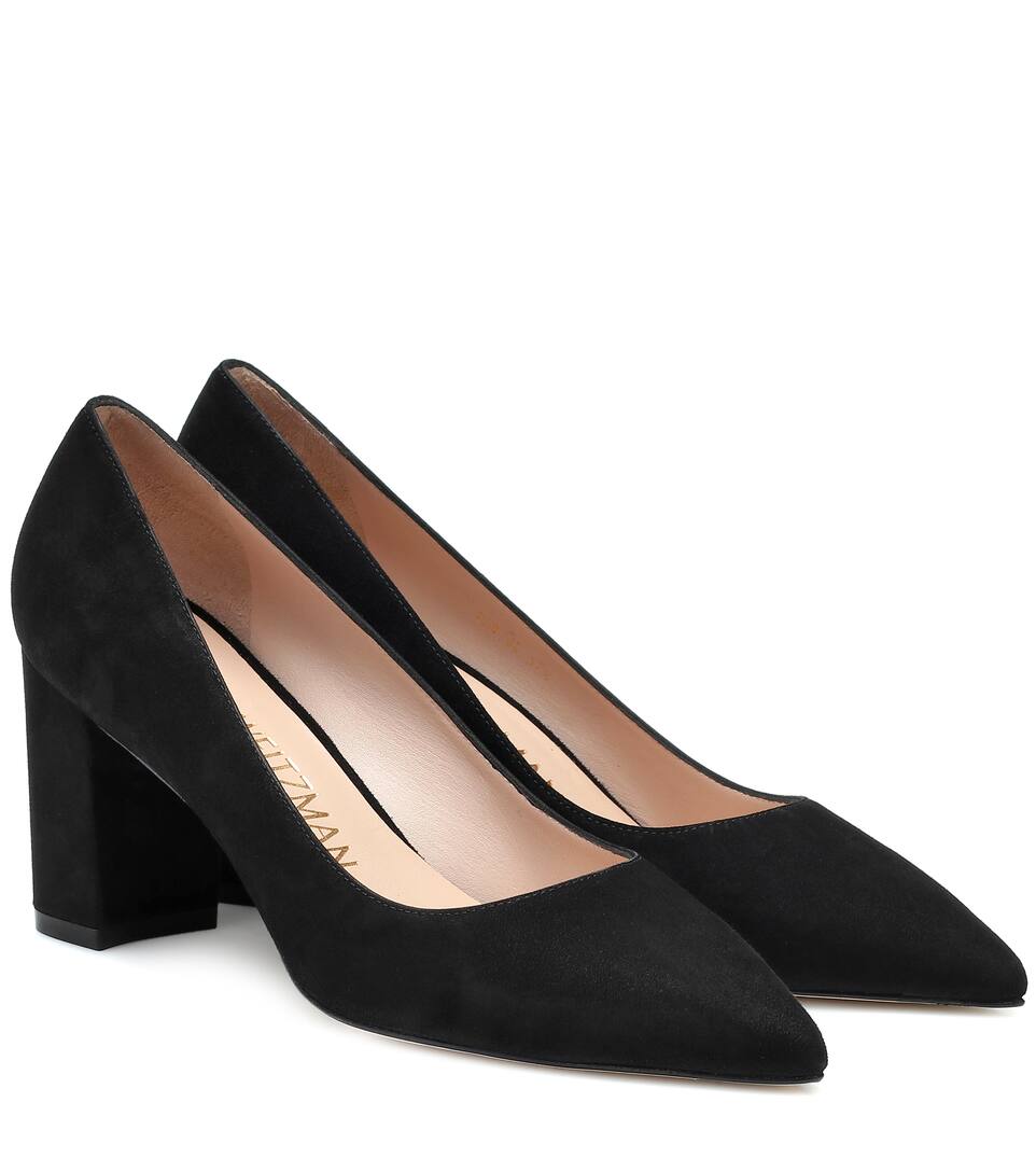 Stuart weitzman laney 75mm suede pumps Clearance